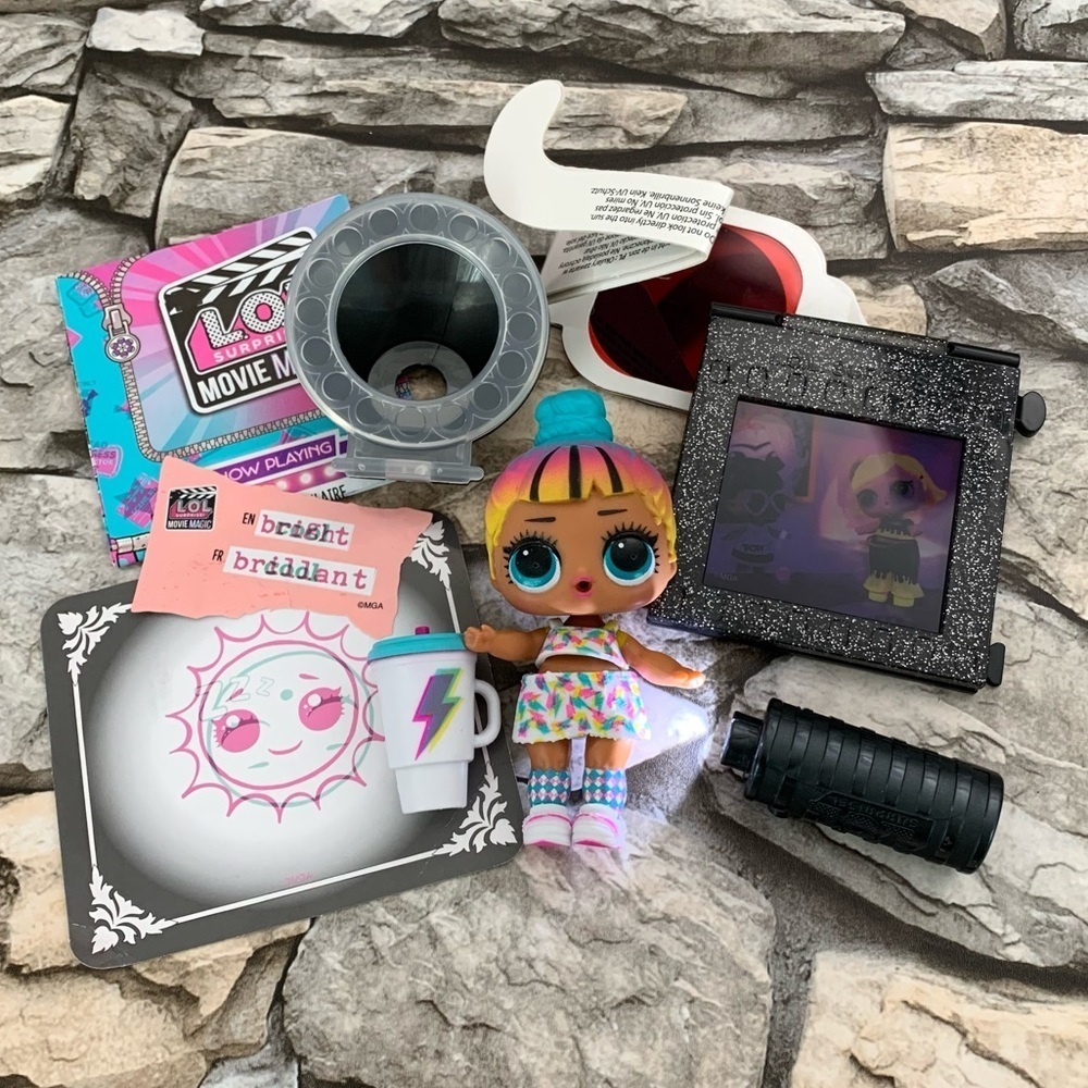 Key Lights LOL Surprise Movie Magic Camera Ring Fancy Rare Doll New Accessories
